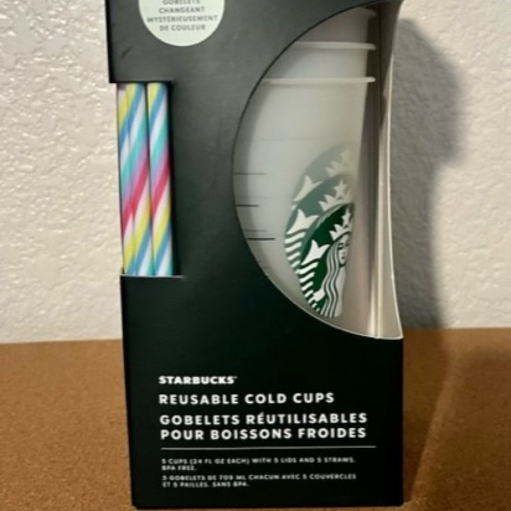 Starbucks Reusable Cold Cups (5 pieces)